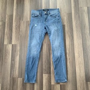 Express brand cropped skinny jeans, size 4S